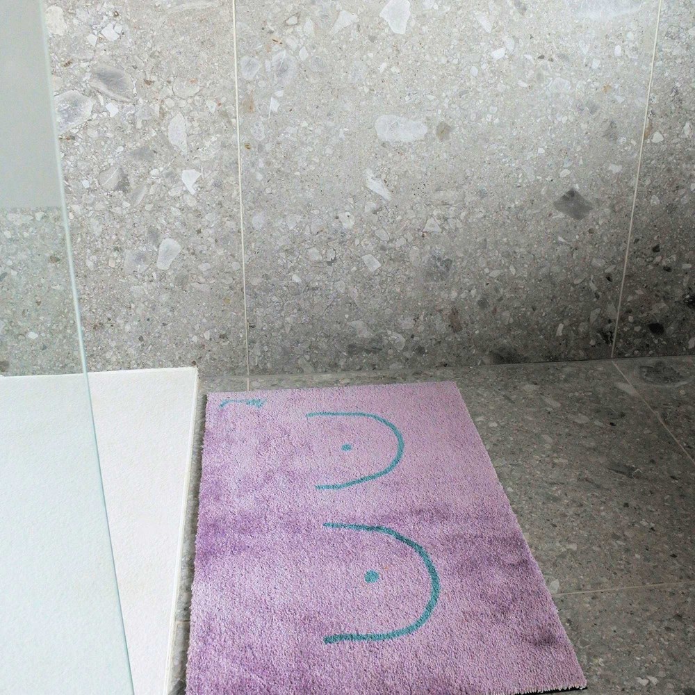 Pola Boobie Washable Floor Mats in Lilac Purple